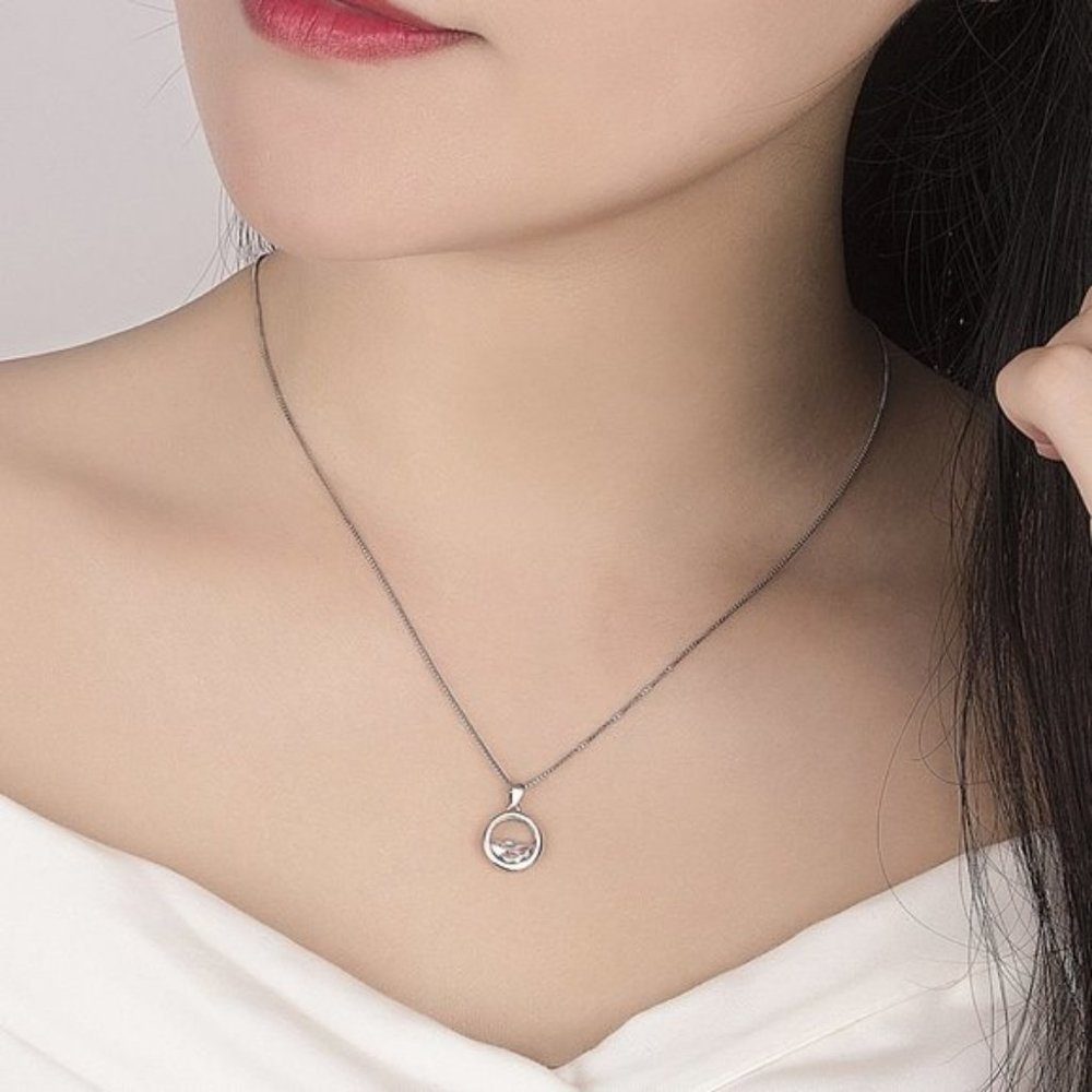 NEW [Set of 2] Sterling Silver Diamond Waterdrop A - Picture 3 of 7
